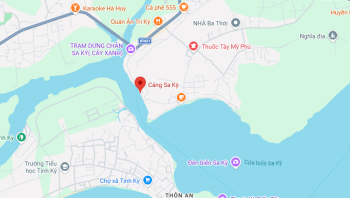 Cảng Sa Kỳ map (hướng dẫn đường đi gần nhất)